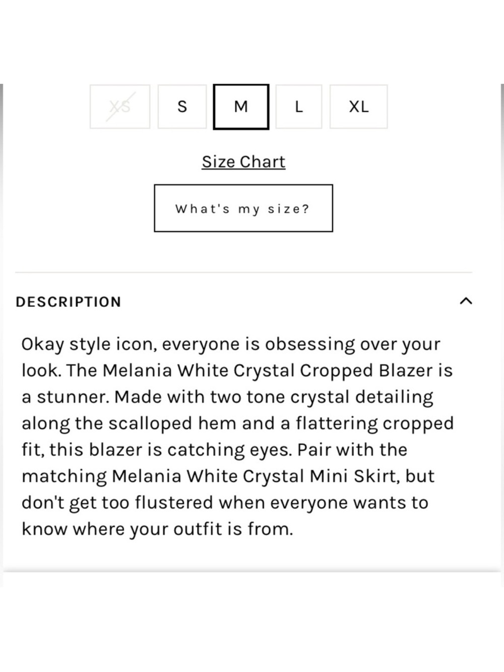 NWT 12th Tribe White Rhinestone Cropped Blazer Bridal Glam XL - Picture 13 of 13